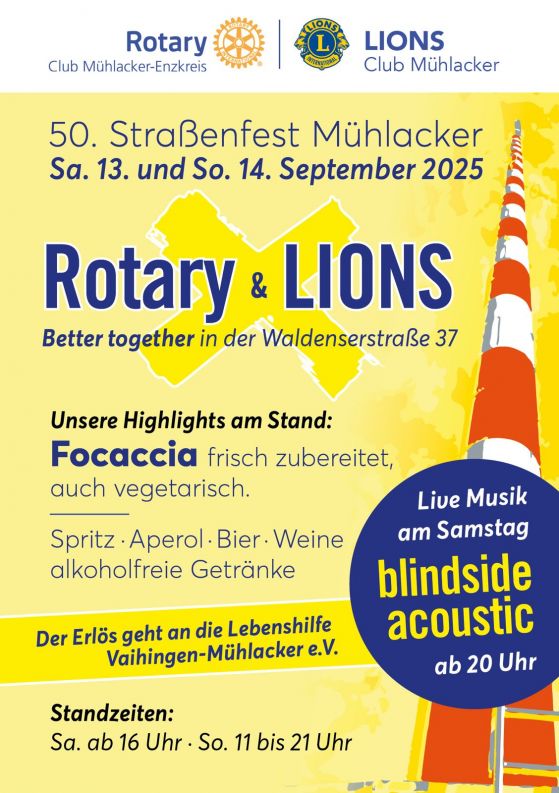 Plakat Straßenfest